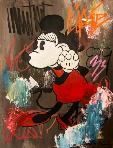 Mini Mouse 1932 di Carlos Pun, Pittura in vendita su Singulart