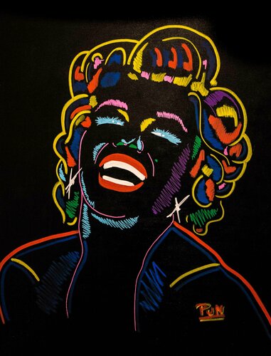 3D Chroma Depth Marilyn M. de Carlos Pun, Pintura a la venta en Singulart