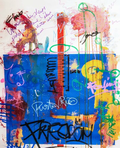 Caribbean Port Freedom von Carlos Pun, Malerei kaufen auf Singulart