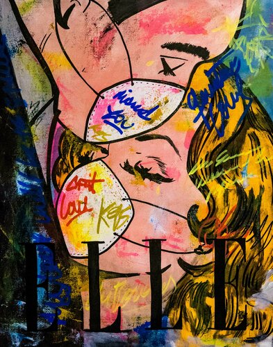 Elle N02 Magazine Series by Carlos Pun, Painting for Sale on Singulart