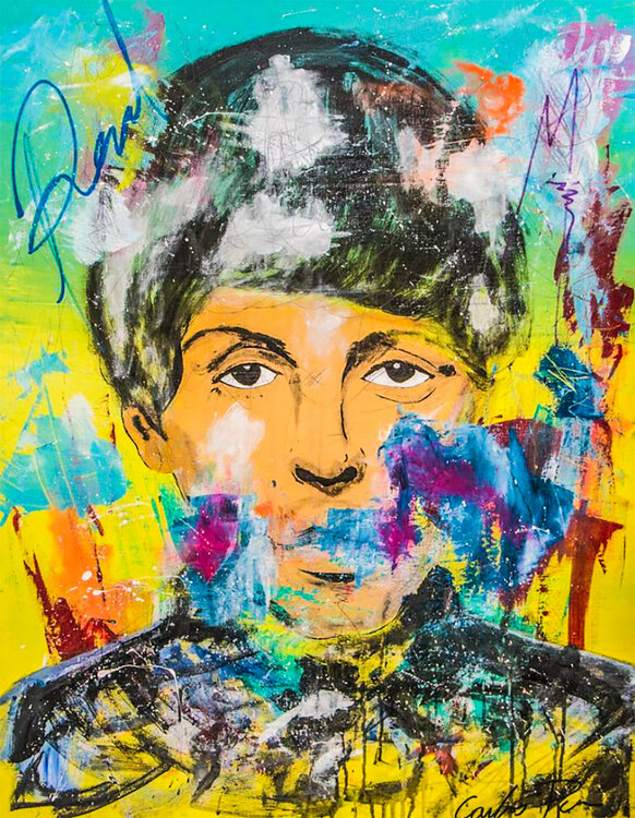 Young Paul Mccartney portrait by Carlos Pun Carlos Pun