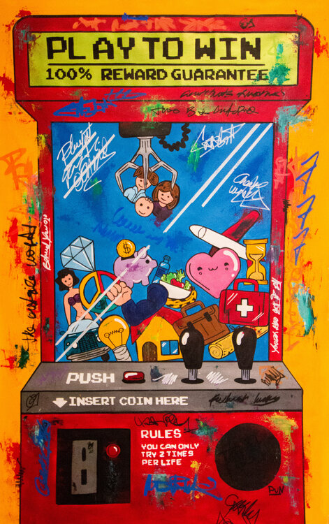 Winning at Life - The Arcade Machine Carlos Pun