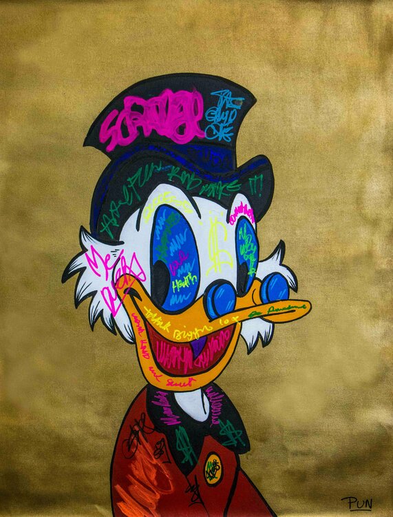 Tagged Mc Duck back Gold Carlos Pun