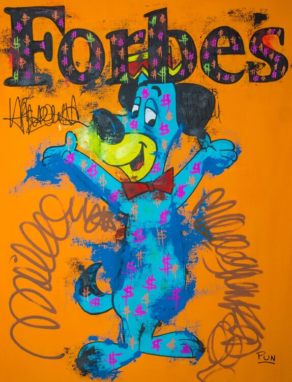 Huckleberry Hound in Forbes Magazine Carlos Pun
