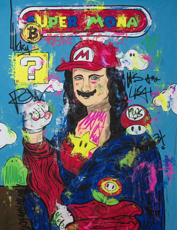 Super Mona Lisa Bros Carlos Pun