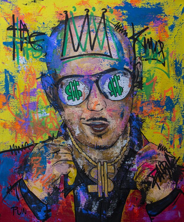 Pitbull - Armando Christian Pérez portrait by Carlos Pun Carlos Pun