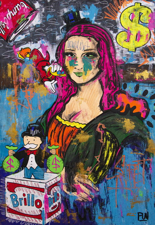Mona Lisa Pop Art Soup Carlos Pun