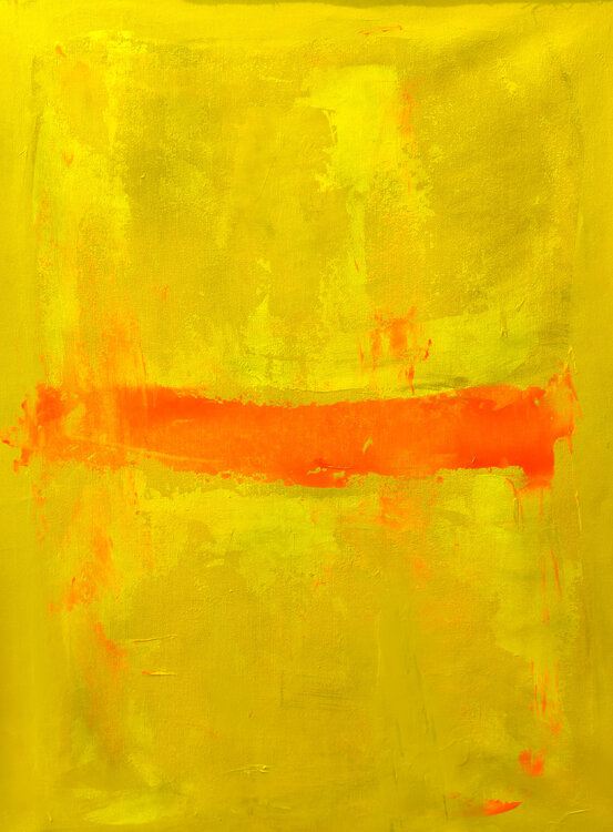 lime over cadmio color field series Carlos Pun