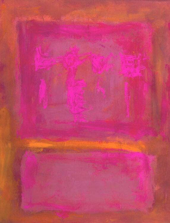 love frecuency over reds {rothko inspired} Carlos Pun
