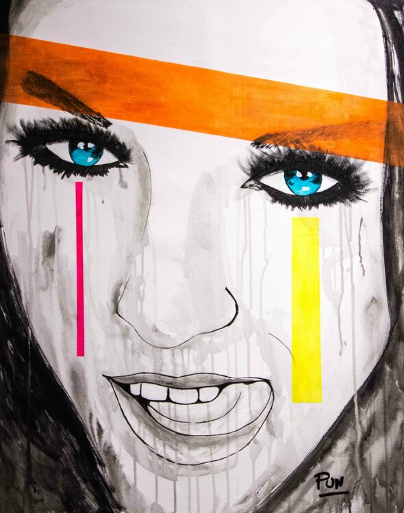 Girl Portrait Untitled 109 - Faces Series Carlos Pun