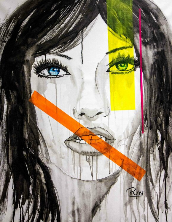 Untitled 105 Faces Series Carlos Pun