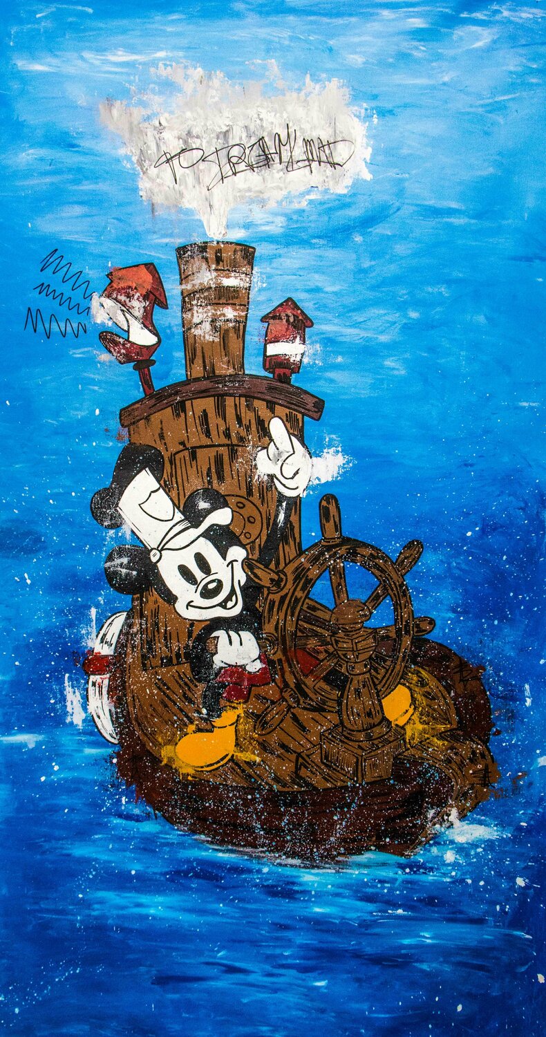 To Dreamland ft, Mickey Mouse SteamBoat Series Carlos Pun