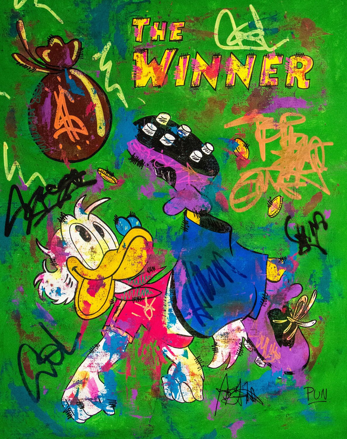 the Winner player Scrooge Carlos Pun