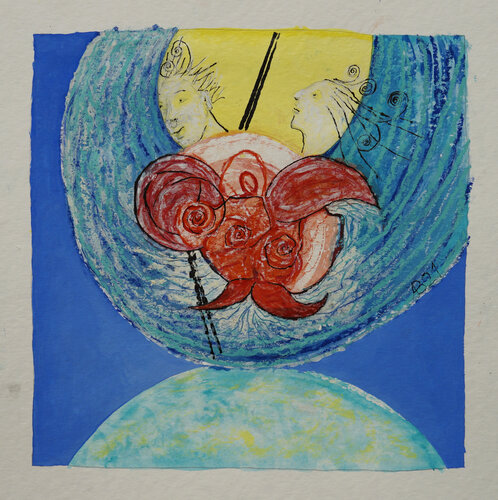 Heilung und Unterstützung by Anna Bieler, 종이 for Sale on Singulart