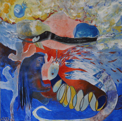 Fluid 3 by Anna Bieler, Work on Paper for Sale on Singulart