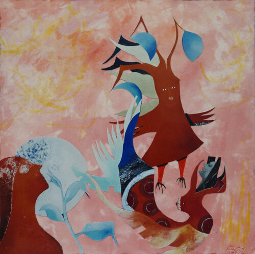 Fluid 4 by Anna Bieler, Work on Paper for Sale on Singulart