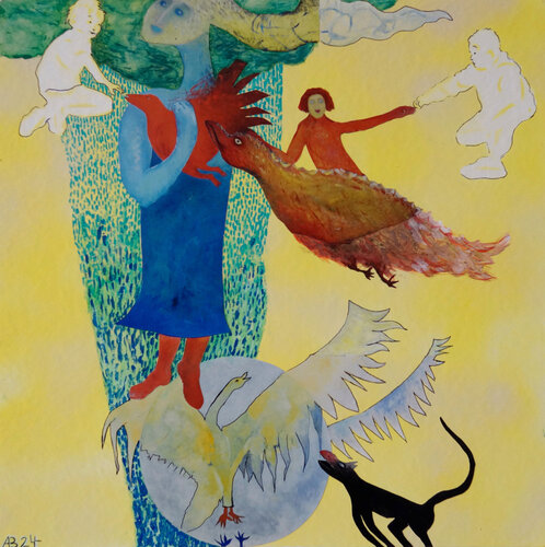 Verlockungen II di Anna Bieler, Pittura in vendita su Singulart