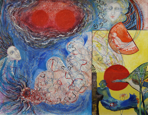 Begegnung di Anna Bieler, Opera su carta in vendita su Singulart