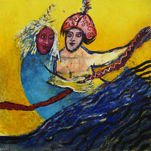 Schlangenbeschwörer by Anna Bieler, Work on Paper for Sale on Singulart