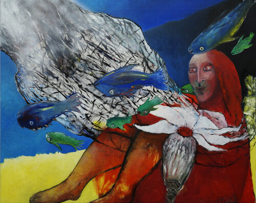 Die Verunsicherung di Anna Bieler, Pittura in vendita su Singulart