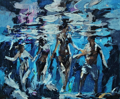 Tidal Ascent van Daniel Bulimar Henciu, Schilderij te koop op Singulart