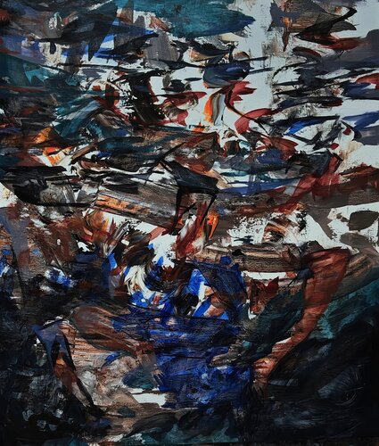 Layer of Resistance van Daniel Bulimar Henciu, Schilderij te koop op Singulart