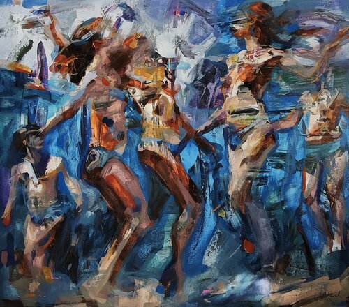 The moving silence van Daniel Bulimar Henciu, Schilderij te koop op Singulart