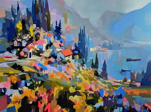 Under a soft light di Daniel Bulimar Henciu, Pittura in vendita su Singulart