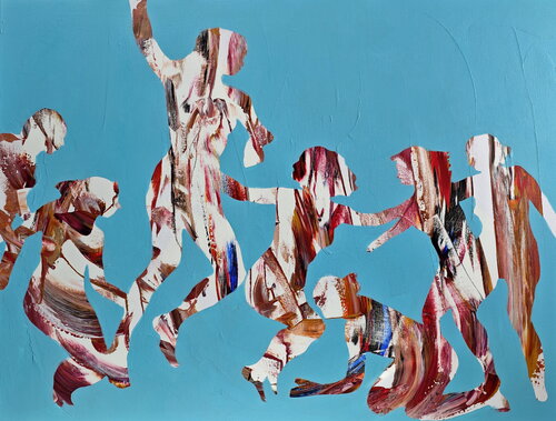 In fragile balance van Daniel Bulimar Henciu, Schilderij te koop op Singulart