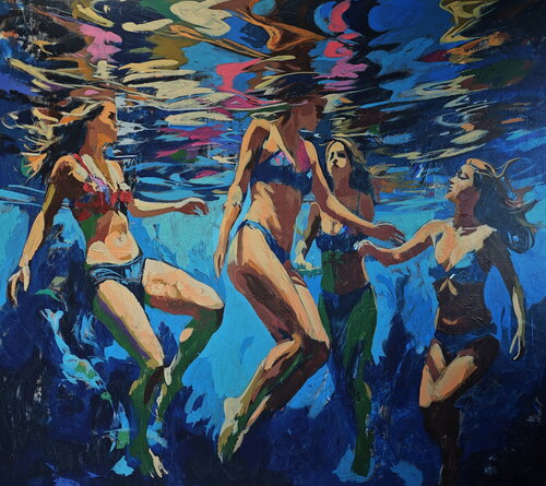 Fading Motion par Daniel Bulimar Henciu, Peinture en vente sur Singulart