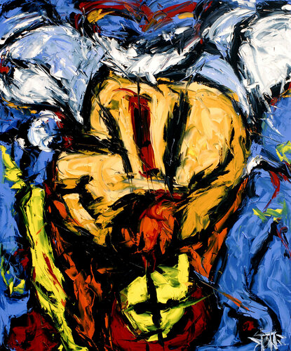 Moon Boy di Bill Stone, Pittura in vendita su Singulart