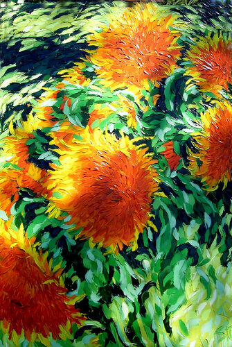 Jil's Sunflowers van Bill Stone, Schilderij te koop op Singulart