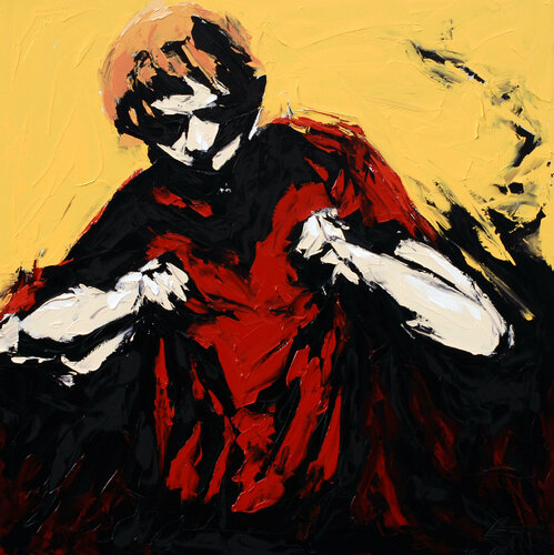 Seeing Red di Bill Stone, Pittura in vendita su Singulart