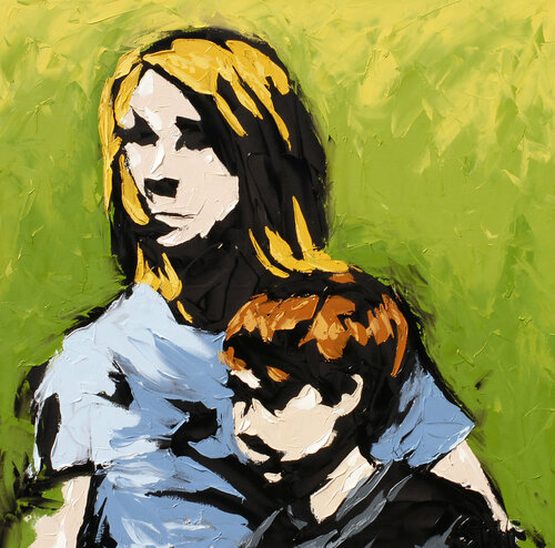 Siblings 3 van Bill Stone, Schilderij te koop op Singulart