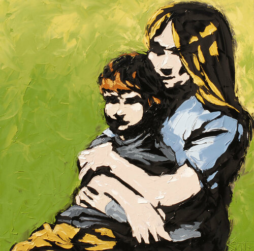 Siblings 2 van Bill Stone, Schilderij te koop op Singulart