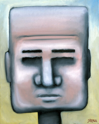 Blockhead de Bill Stone, Pintura a la venta en Singulart