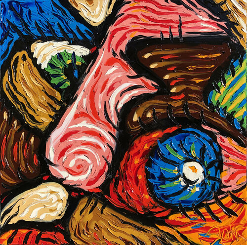 Splattered de Bill Stone, Pintura a la venta en Singulart