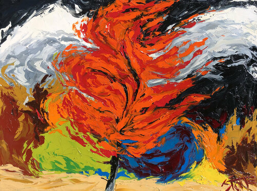 Sugar Dragon van Bill Stone, Schilderij te koop op Singulart