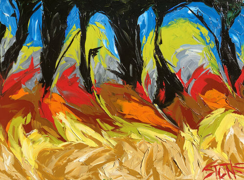 Columns van Bill Stone, Schilderij te koop op Singulart