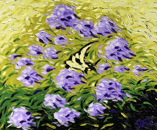 Papillon di Bill Stone, Pittura in vendita su Singulart