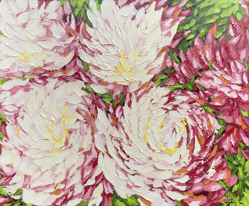 Tina's Peonies von Bill Stone, Malerei kaufen auf Singulart