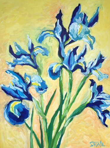 New Blue von Bill Stone, Malerei kaufen auf Singulart
