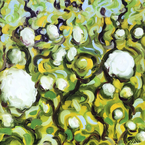 Budding Peonies von Bill Stone, Malerei kaufen auf Singulart