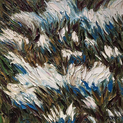 Snow on Pine von Bill Stone, Malerei kaufen auf Singulart