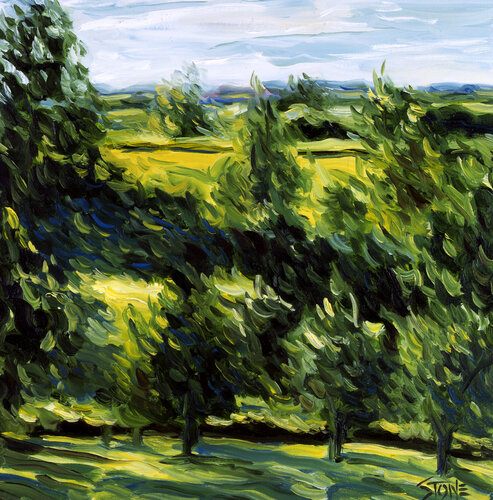 Back Door Trees von Bill Stone, Malerei kaufen auf Singulart