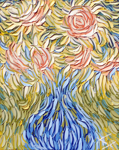 My Blue Vase von Bill Stone, Malerei kaufen auf Singulart