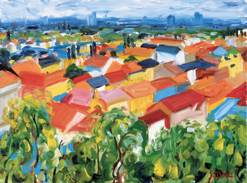 Leaning In van Bill Stone, Schilderij te koop op Singulart