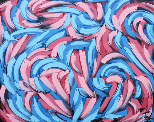 Pink & Blue by Bill Stone, Painting for Sale on Singulart