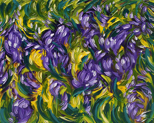 Purple Hustle van Bill Stone, Schilderij te koop op Singulart