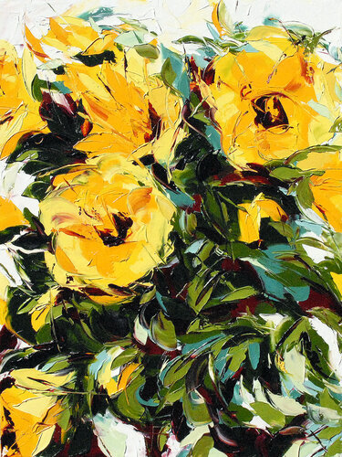 Hibiscus van Bill Stone, Schilderij te koop op Singulart